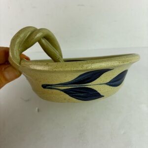 Williamsburg Pottery Salt-Glazed Stoneware Candleholder